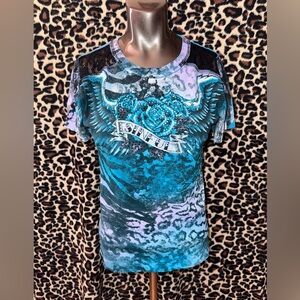 Affliction HTF Sinful Shirt M